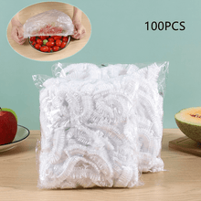 Charger l'image dans la galerie, Couvercle plastique rond élastique pour aliments