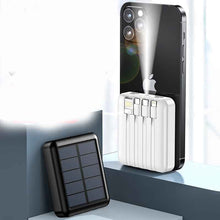 Charger l'image dans la galerie, Mini banque d'alimentation portable avec câble solaire