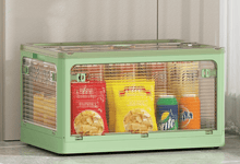 Charger l'image dans la galerie, Boîte de rangement pliante en plastique transparent ultime