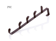 Load image into Gallery viewer, Kitchen Cabinet Under Shelf 6 Hooks Cup Mug Holder Kitchen Iron Hanging Storage Rack Cupboard Organizer Hooks Bedroom Wardrobe