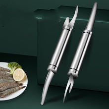 Load image into Gallery viewer, Stainless Steel Shrimp Thread Removal Tool Artifact