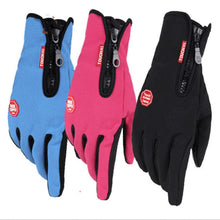 Load image into Gallery viewer, Waterproof and warm winter gloves for touch screen