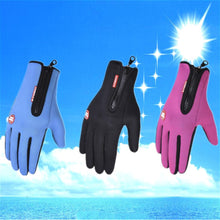 Load image into Gallery viewer, Waterproof and warm winter gloves for touch screen