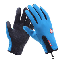 Load image into Gallery viewer, Waterproof and warm winter gloves for touch screen