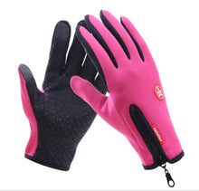 Load image into Gallery viewer, Waterproof and warm winter gloves for touch screen