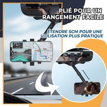 Load image into Gallery viewer, Rotating and retractable cell phone holder for car