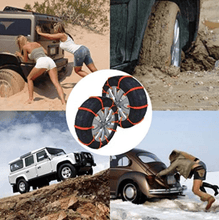 Charger l'image dans la galerie, (🎅SOLDE DE NOËL - Lot de 10) Chaînes anti-neige réutilisables de voiture