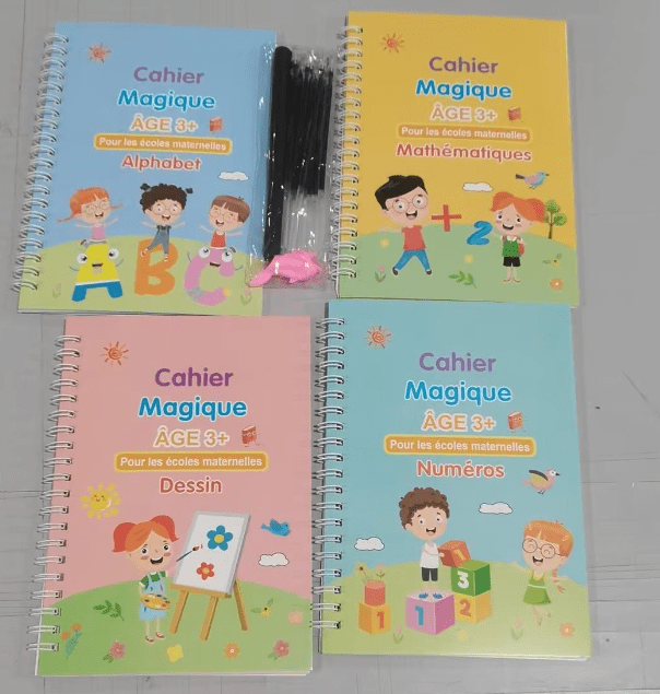 Cahier magique d'entraînement pratique d'écriture pour enfant
