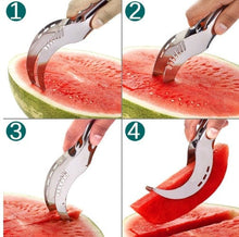 Charger l&#39;image dans la galerie, Stainless Steel Cutter For Watermelon Hami Melon Pitaya Pawpaw
