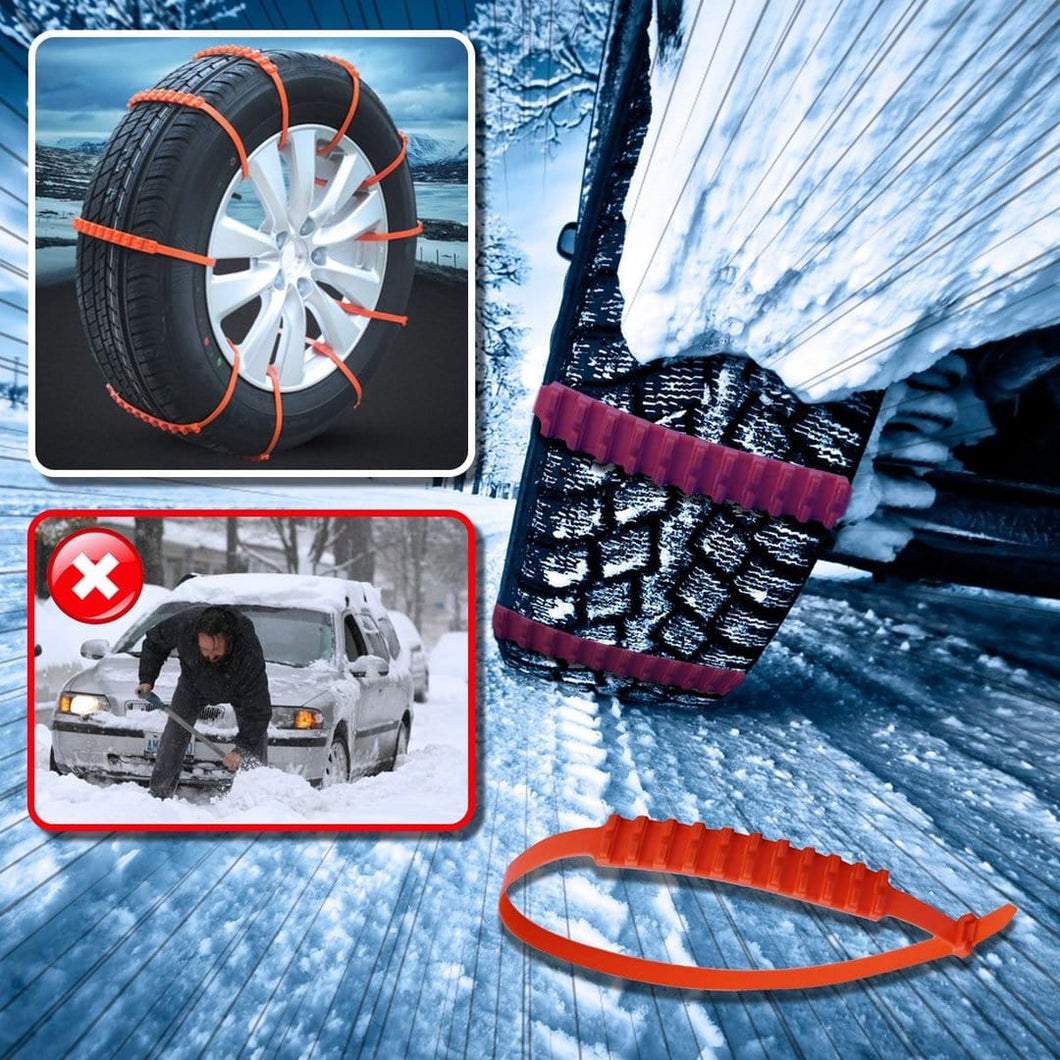 (🎅CHRISTMAS SALE - Pack of 10) Reusable Car Snow Chains 